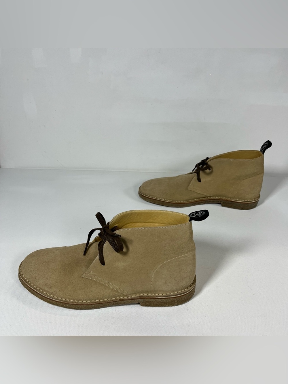 Todd Snyder Nomad Suede Boot Chukka Men's Size 10.5 Tan Made In Italy